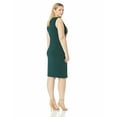thumbnail image 3 of Calvin Klein Womens Plus Party V-Neck Sheath Dress, 3 of 4