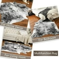 thumbnail image 5 of TWINNIS Cowhide Rug Faux Leather Rug Animal Print Rug, Carpet for Bedroom, Home Office, Living Room, Home Decor Mat,3ft×4ft,LE1-19, 5 of 7