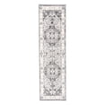 thumbnail image 2 of World Rug Gallery Vintage Oriental Distressed Medallion Area Rug - Gray 2'7"x8', 2 of 8