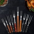 thumbnail image 2 of Barbecue Forks Beef Barbecue Tools Barbecue Accessories Stainless Steel Portable Outdoor Barbecue Camping Cooking Forks, 2 of 6