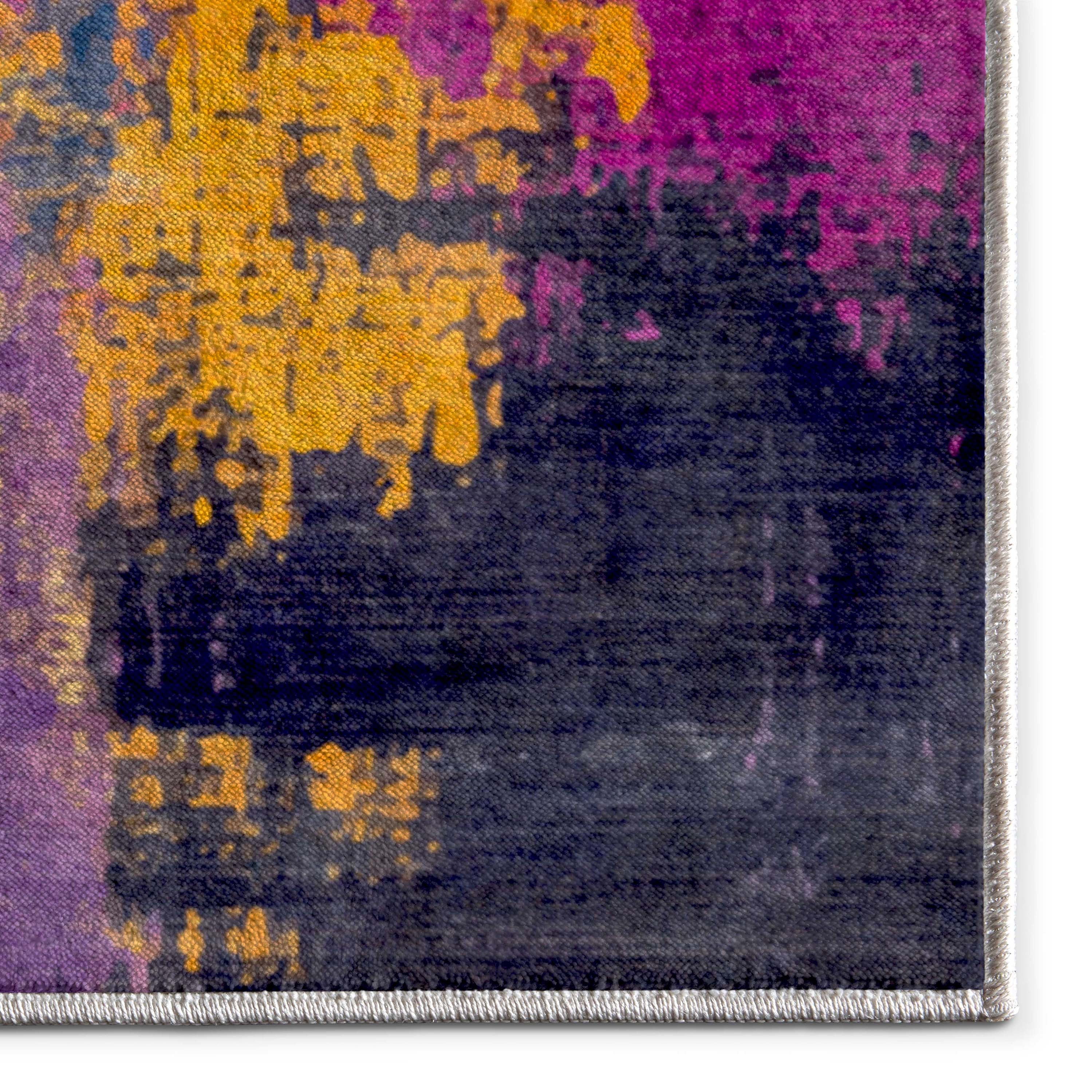 Well Woven Maree 5'3" x 7'3" Rug – Vibrant Multicolor, Stain-Resistant & Easy to Clean