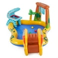 Intex 57444EP Dinosaur Play Center Inflatable Kiddie Swimming Pool Multicolor