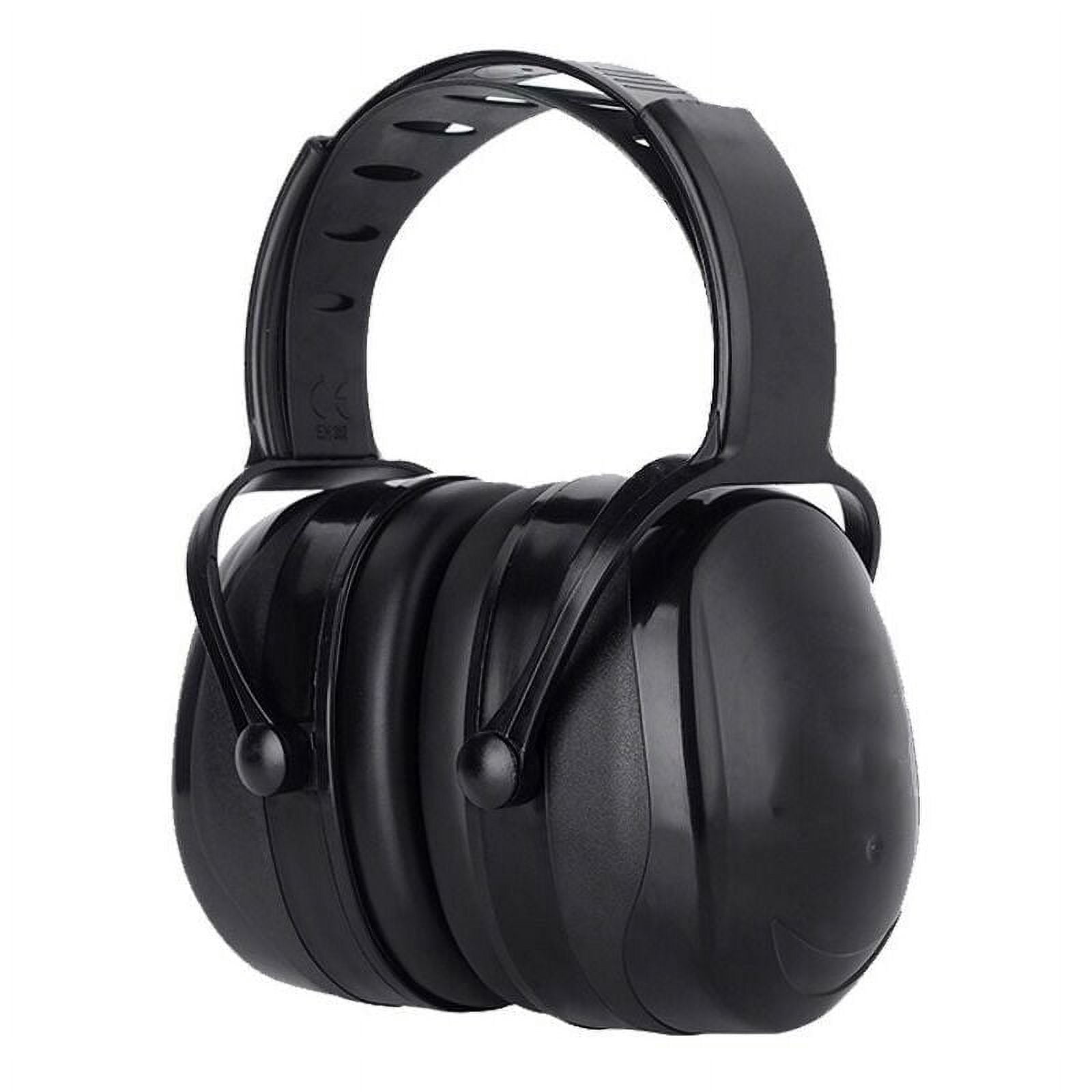 Comfortable Adjustable Adult Noise Canceling Headphones, with 38dB SNR Attenuation, for Noisy or Stressful Environments Black