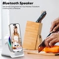 thumbnail image 6 of 4 In 1 360° Rotating Speaker Stand Cell Phone Stand With Wireless Induction Speaker Slip Base Surround Sound Cool Functional Gadget Unique, 6 of 13