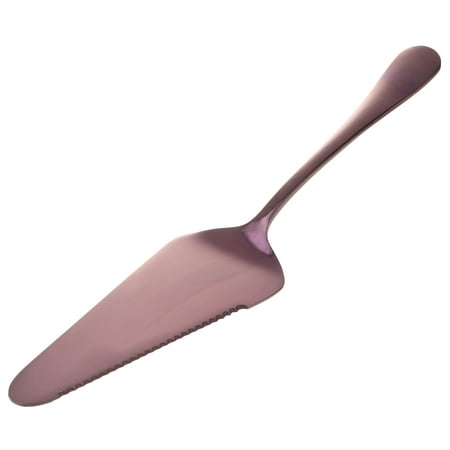 

Simple Stainless Steel Serrated Cake Shovel Baking Tool Pizza Cheese Cream Shovel for Kitchen (Purple)