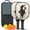 Black-1, variant on Pickleball Paddles Set Of 2, Fiberglass Surface, West & Cowboy Print, 4 Balls & Bag