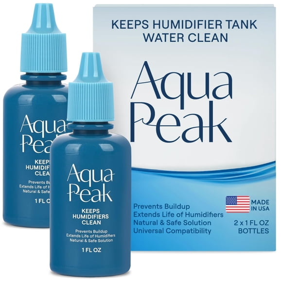 [Paquete de 2] Humidificador Drops Aqua Peak para Clean Tank, más de 400 usos