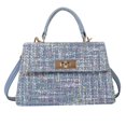 thumbnail image 1 of Bolso de mano para mujer, Bolso de mano, Bolso de mano elegante y sencillo para mujer (azul), 1 of 4