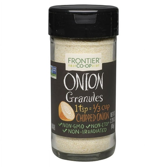 Frontier Natural Products Onion, White Granules, 2.29 Oz