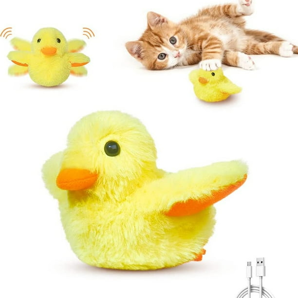 Cat Toy,Cat Toys Rechargeable Flapping Duck, Beating Wings Cat Kicker