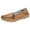 Brown Slip-On Moccasins, variant on KIJBLAE Women's Faux Leather Loafers Breathable Shoes Soft Slip-On Moccasins Ladies Flat Boat Shoes Comfort Driving Walking Shoes Army Green 40