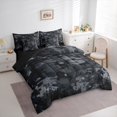 thumbnail image 3 of Feelyou Retro Camouflage Twin Bedding Sets 7-Piece, Black Camo Abstract Bedding Comforter Set, Teens Kids Boys Girls Reversible Sheet Sets, Lightweight Room Decor, 3 of 8