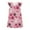 Z07 Hot Pink, variant on Chenglor Nightgowns for Girls Toddler Easter Bunny & Egg Pajamas Dress Flutter Sleeve Sleepwear Night Dress#Z02 Hot Pink 6-7 Years