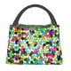 thumbnail image 1 of Fotbe Colorful Tie Dye Stained Glass Bolsa Térmica Portátil con Estampado, Bolsa de Entrega de Alimentos Aislada, Bolsa Reutilizable de Gran Capacidad para Comidas y Supermercado, 1 of 6