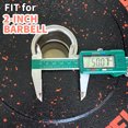 thumbnail image 3 of 2-Inch Bumper Plates Set, 10-45 Lbs Rubber Weight Plates,Strength Training Weights Plates for Weight Lifting, 3 of 6