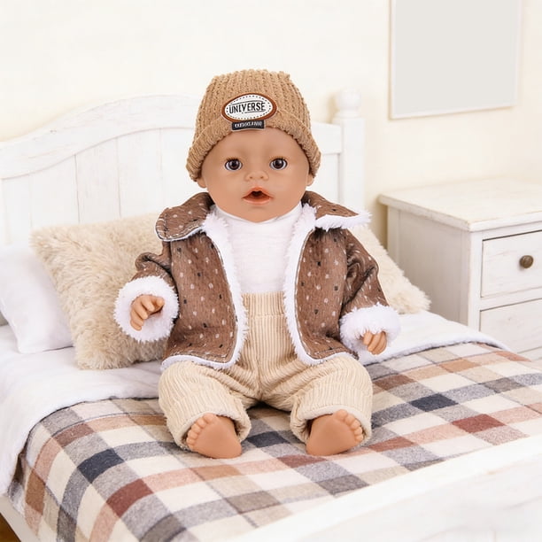 Juguetes de piscina, juguetes para bebés, juguetes para niños pequeños, ropa para muñecas renacidas de 43 cm, adecuada para muñecas de simulación de 18 pulgadas, ropa de invierno y primavera, juguetes