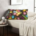 thumbnail image 6 of Naloa Easter eggs Pillowcase, Cool Pillowcase, Lightweight, Breathable, Skin Friendly Pillowcase, Hidden Zipper (No pillow core)-16"x24", 6 of 6