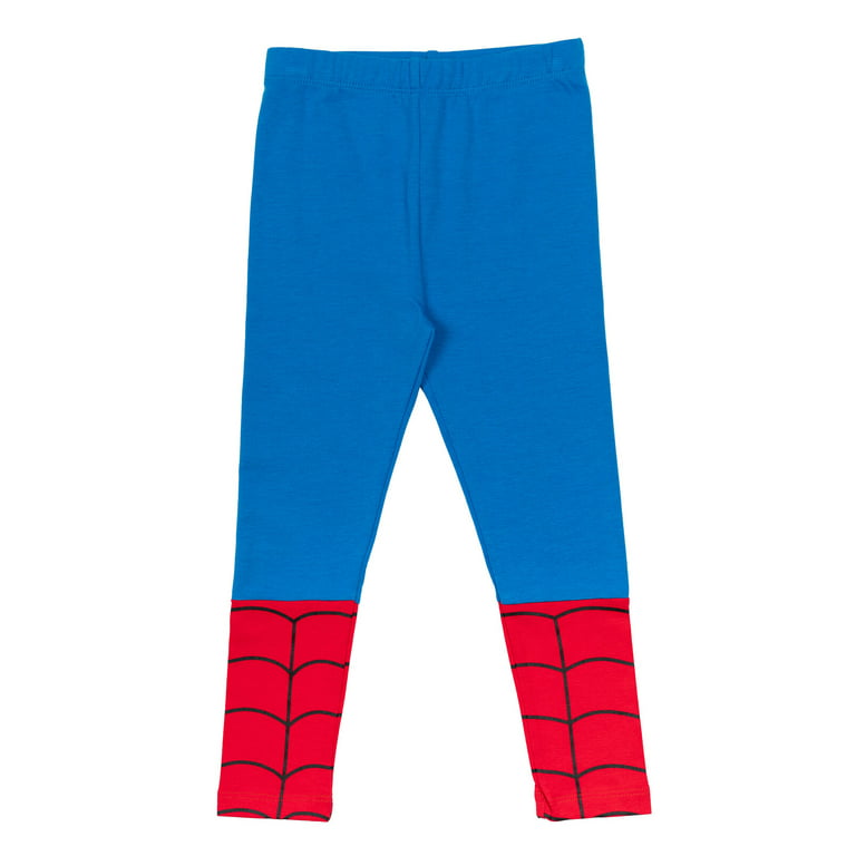 Marvel Spider-Man Big Girls T-Shirt and Leggings Outfit Set Toddler to Big  Kid 