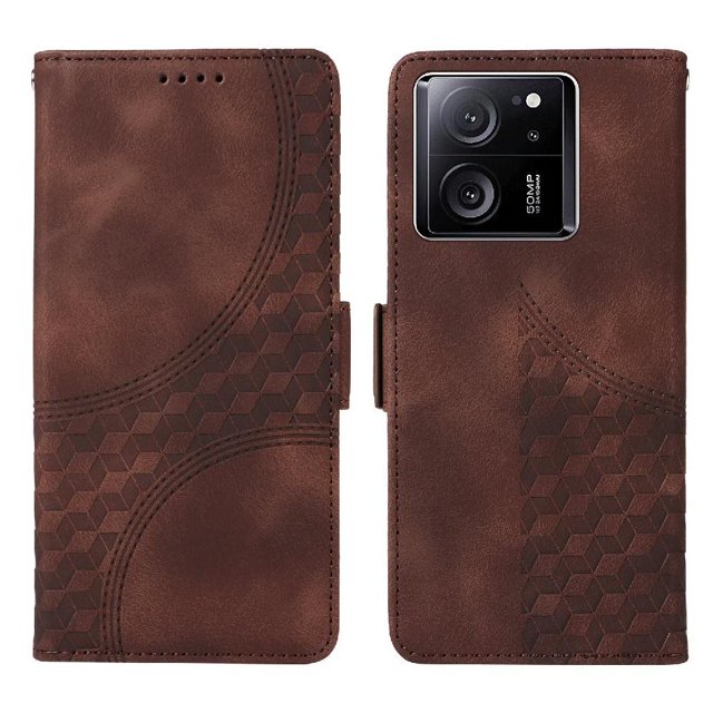 Funda GANGXUN para Xiaomi 13T con diseño acolchado elegante, cuero PU, protección total y ajuste preciso