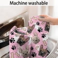 thumbnail image 5 of French Bulldog Cute Bone Paw Print Bathroom Rugs Mat,Non Slip Microfiber Bathroom Rug,Rubber Backing,Soft Bathroom Mats for Bathroom Floor,Tub and Shower,17x27in(43x68cm), 5 of 5