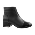 thumbnail image 1 of Botines Dama Emporium 2309099 Tacón Cuadrado Charol negro 24.5, 1 of 3