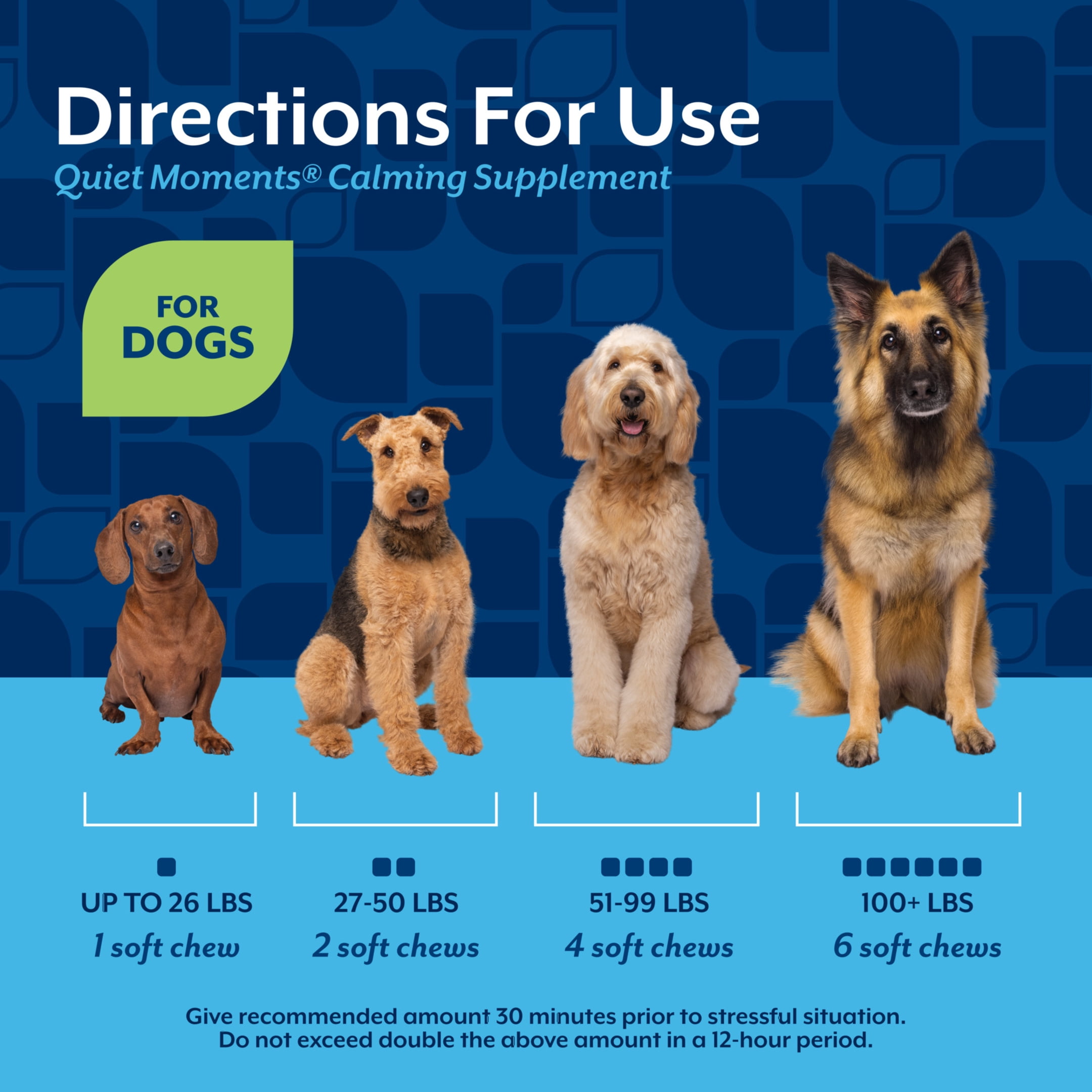 NaturVet Quiet Moments Calming Supplement for Dogs, Bacon and Chicken Flavor, 180 Count