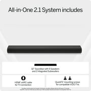 VIZIO All-in-One 2.1 Soundbar SE With Dolby Atmos, DTS:X, Bluetooth SV210Y-0808