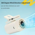 thumbnail image 6 of 360° Rotation Car Clip on Fan with LED Display, Ultra-Strong Clip-On Fan with LED Display – for Car, Clothes & More, Car-Mounted Small Electric Fan for Cars/Work/Camping, 6 of 7