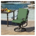 thumbnail image 2 of ARDEN Outdoor Dining Chair Cushion, 20 x 20, Rain-Proof, Fade Resistant, 20 x 20, Moss Green Leala, 2 of 7