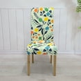 thumbnail image 3 of Skksst Floral Chair Slipcover Dining Room Home Banquet Stretch Seat Cover Portector, Set of 2, 3 of 7