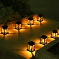 thumbnail image 5 of Bincy Brown Solar Powered Outdoor Hanging Lanterns, LED Decorative, Unique Design, 5 of 9