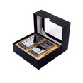 thumbnail image 1 of TFixol LP Chrome Double Pickups avec Hauteur Réglable, Base en Cuivre et Couvercle en Métal pour Guitares Électriques - Comprend 8 Vis de Montage, Cou 18K et Résistance de Pont 19K, 1 of 7