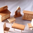 thumbnail image 4 of Muebles de de , Miniatura de /comedor/dormitorio/cocina, Muebles , Accesori Decoración, Jue Juego de cocina CUTICAT miniaturas de casa de muñecas, 4 of 8
