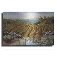 thumbnail image 1 of Luxe Metal Art 'Vineyards to Mount St. Helena' by Ellie Freudenstein, Metal Wall Art, 36"x24", 1 of 7