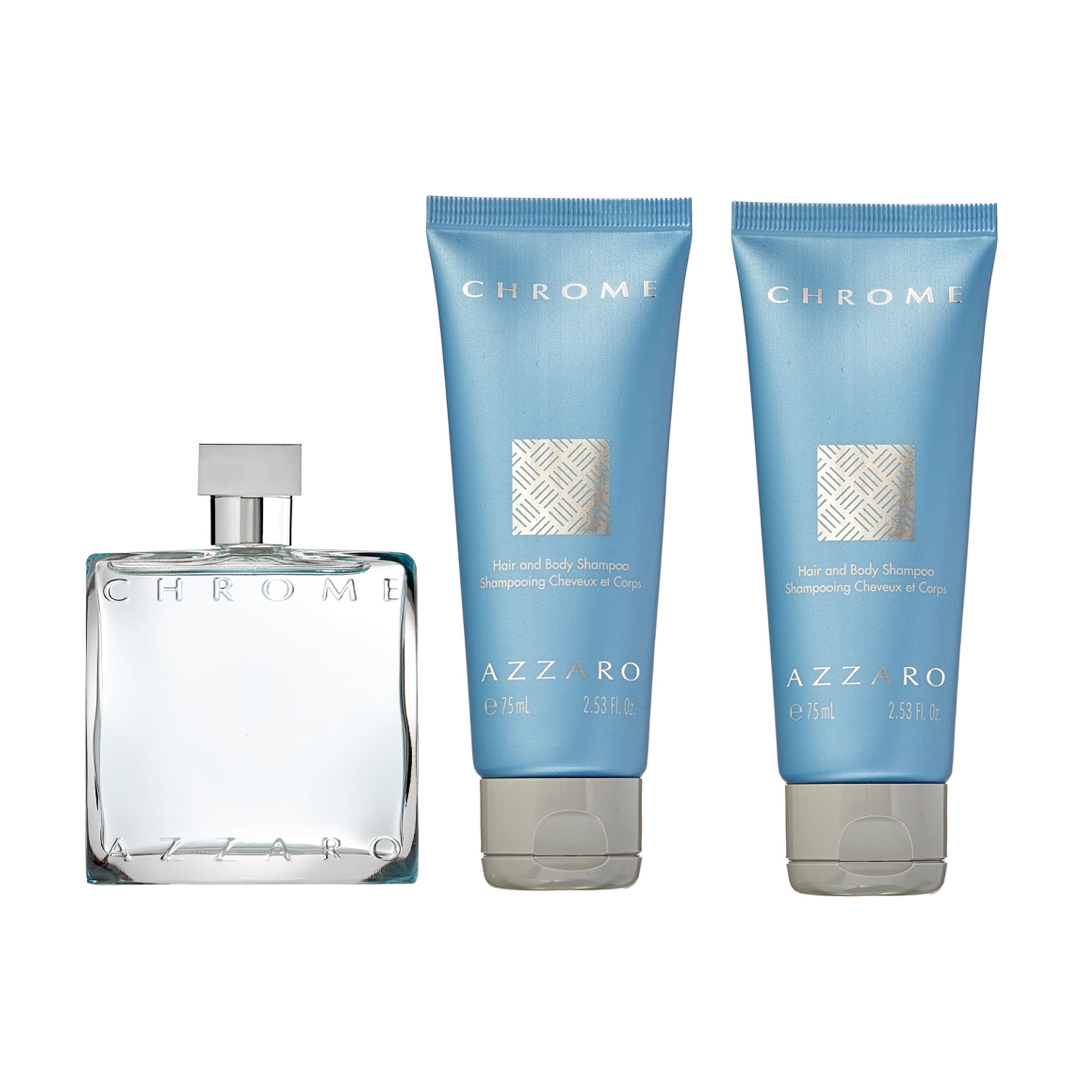 Azzaro Chrome Cologne Gift Set for Men, 3 Pieces - Walmart.com