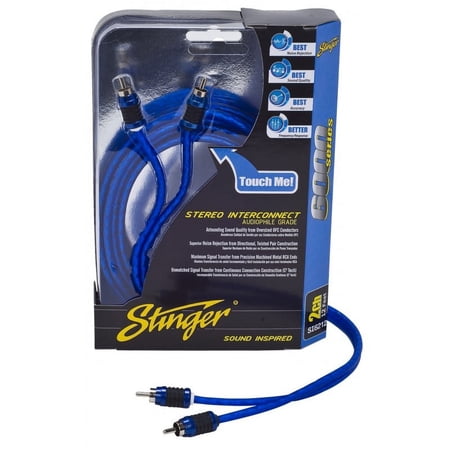 Stinger SI6217 - 2-CHANNEL DIRECTIONAL SHIELDED INTERCONNECT 17FT/5.2M