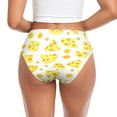 thumbnail image 4 of Women's Underwear Yellow Cheese Pattern Hipster Panties Underwear for women, XX-Large, 4 of 9