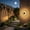 B, variant on ZAZNIWO Solar Powered Outdoor Garden Wall Lanterns - Waterproof Iron Decorative Lights for Patios, Fences, and Outdoor Spaces - Ambient Floral Design for Elegant Evening Lighting