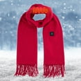 thumbnail image 5 of XMMSWDLA Heated Scarf for Women Men USB Heating Scarf Soft Warm Electric Heated Neck Warmer for Winter Red Fall Scarf, 5 of 8