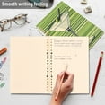 thumbnail image 4 of FORMRS 1-Subject Spiral Notebook 8" x 5" College Ruled 60 Refillable Sheet A5 Hard Cover, 2 Pack, Green Martini Glass, 4 of 7
