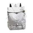 thumbnail image 4 of Mochila de viajes mochila casual con correas ajustables ligeras con mochila de compartimento para zapatos para senderismo deportivo durante la noche Gris, 4 of 8