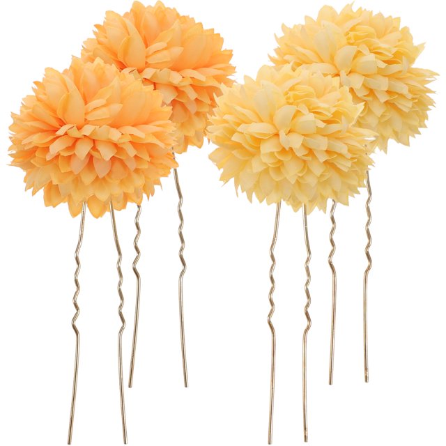 2 Paires Épingle à Cheveux Fleur en Forme de U Pince à Cheveux Accessoires pour Cheveux