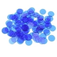 thumbnail image 1 of Ruiboury Professional Transparent Color Counters Bingo Game Plastic Marker Set Blue 1.5x1.5cm 1Set, 1 of 6