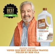 Quick Shine Hardwood Floor Luster, Pfas-Free Formula With Plant-Derived Carnauba Floor Polish 64 fl oz