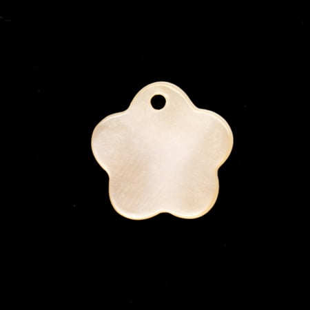 Valve Shell - Flower Shell Charms 15x2mm 40pcs/pack (2-pack Value Bundle), SAVE $1