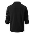 thumbnail image 2 of PEASKJP Mens Shirts Men's Dress Shirt Stretch Casual Button Down Shirts (Black,XXL), 2 of 3