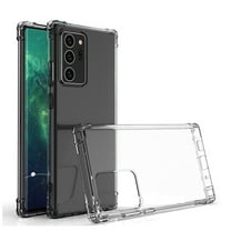 V CARE TOO Scratch-Resistant Slim Fit Clear Back Cover Case for Samsung Galaxy Note 20 Ultra