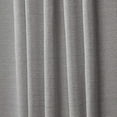 thumbnail image 3 of Nicole Miller Mellow Slub Textured Hidden Tab/Rod Pocket Top Light Filtering Curtain Panel Pair, 54"x96", Dove Grey, 3 of 7