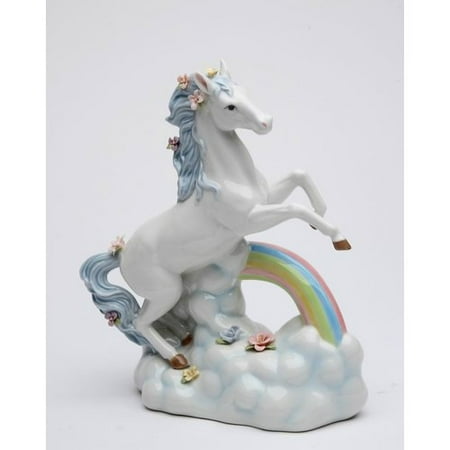 - Harriet Bee Faulks Unicorn Over The Rainbow Musical Box Figurine
