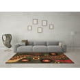 thumbnail image 3 of Ahgly Company Indoor Rectangle Oriental Brown Modern Area Rugs, 2' x 5', 3 of 4